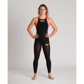 TRAJE DE AGUAS ABIERTAS MUJER POWERSKIN R-EVO+ CUERPO COMPLETO ESPALDA ABIERTA