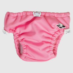 BAÑADOR PAÑAL BEBÉ FRIENDS AQUA NAPPY ROSADO - fondo #E8E8E8