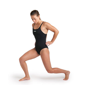 TRAJE DE BAÑO MUJER ARENA TEAM SWIMSUIT SWIM PRO SOLID BLA