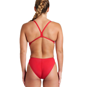 TRAJE DE BAÑO MUJER ARENA TEAM SWIMSUIT CHALLENGE SOLID RE