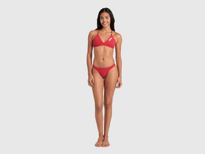 TRAJE DE BAÑO MUJER ARENA TEAM SWIM TOP TIE BACK SOLID - fondo #E8E8E8