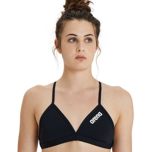 TRAJE DE BAÑO MUJER ARENA TEAM SWIM TOP TIE BACK SOLID