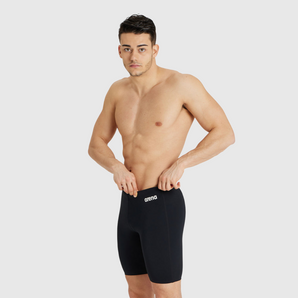 TRAJE DE BAÑO JAMMER LISO PERFORMANCE TEAM NEGRO - fondo #E8E8E8