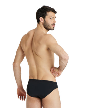 TRAJE DE BAÑO HOMBRE TEAM SWIM BRIEFS SOLID NEGRO