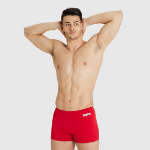 TRAJE DE BAÑO SHORT SWIM SOLID RED - fondo #E8E8E8