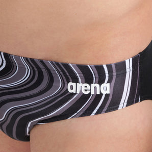 TRAJE DE BAÑO HOMBRE SWIM BRIEFS MARBLED BLACK