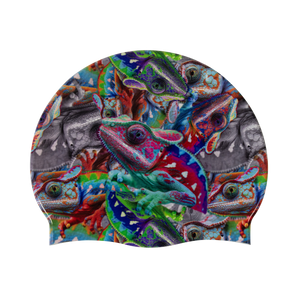 GORRO DE NATACIÓN HD CAP IGUANAS MULTI