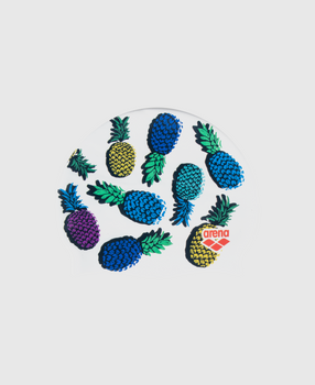 GORRO DE NATACIÓN HD CAP PINEAPPLES - fondo #E8E8E8