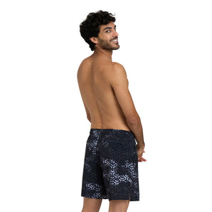 TRAJE DE BAÑO HOMBRE ARENA EVO BEACH BOXER AO NEGRO/BLANCO