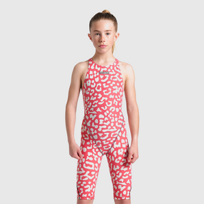 TRAJE DE BAÑO NIÑA POWERSKIN ST NEXT LE OB JR LEOPARD SKIN