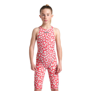 TRAJE DE BAÑO NIÑA POWERSKIN ST NEXT LE OB JR LEOPARD SKIN