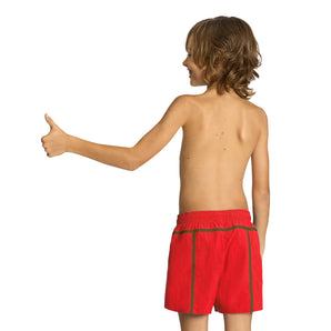 SHORT BAÑO NIÑO PRO_FILE BEACH ROJO