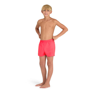 SHORT BAÑO NIÑO BEACH LOGO R ROJO