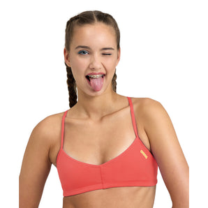 TOP DE BAÑO MUJER BANDEAU LIVE ROJO AZUL