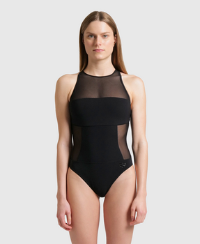 TRAJE DE BAÑO MUJER ARENA FEEL MESH PANELS PRO - fondo #E8E8E8