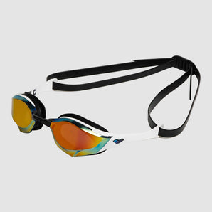 Lentes de natación cobra edge swipe MR gold-white-black