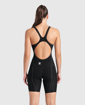 TRAJE DE BAÑO MUJER ARENA POWERSKIN IMPULSO OB BLACK - fondo #E8E8E8