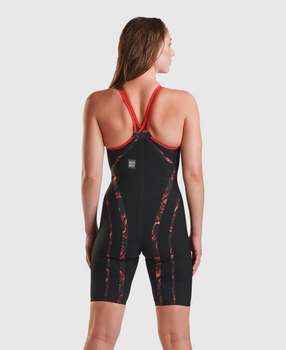 TRAJE DE BAÑO MUJER ESPALDA CERRADA POWERSKIN PRIMO INDOMITUS BLACK - fondo #E8E8E8