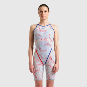 TRAJE DE BAÑO MUJER POWERSKIN PRIMO FIREFLOW WHITE - fondo #E8E8E8