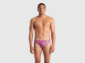 TRAJE DE BAÑO ZUNGA PINK DAHLIA SWIM BRIEFS SHOC - fondo #E8E8E8