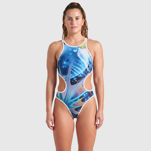 TRAJE DE BAÑO ONE PRINT SWIMSUIT TECH BACK - fondo #E8E8E8