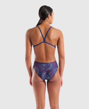TRAJE DE BAÑO MUJER ARENA FIREFLOW CHALLENGE BACK - fondo #E8E8E8