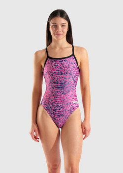 TRAJE DE BAÑO MUJER ARENA SNAKESKIN - fondo #E8E8E8