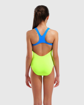 TRAJE DE BAÑO ARENA NIÑA SWIMSUIT SWIM PRO SOLID - fondo #E8E8E8