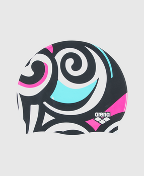 GORRO DE NATACIÓN PRINT 2 SILICONE - fondo #E8E8E8