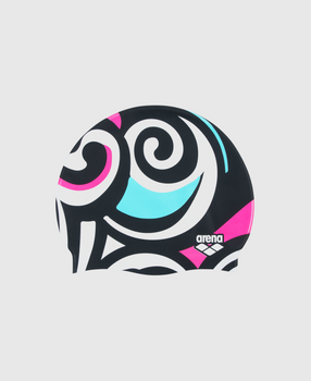 GORRO DE NATACIÓN PRINT 2 SILICONE - fondo #E8E8E8