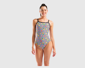 TRAJE DE BAÑO MUJER ARENA FRUITS SWIMSUIT LIGHTDROP BACK - fondo #E8E8E8