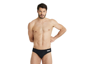 TRAJE DE BAÑO HOMBRE TEAM SWIM BRIEFS SOLID NEGRO