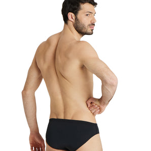 TRAJE DE BAÑO HOMBRE TEAM SWIM BRIEFS SOLID NEGRO