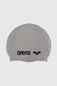 GORRO DE NATACIÓN SILICONE JR SILVER - fondo #E8E8E8