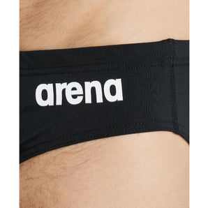TRAJE DE BAÑO HOMBRE TEAM SWIM BRIEFS SOLID NEGRO