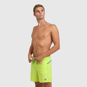 TRAJE DE BAÑO HOMBRE ARENA PRO_FILE BEACH BOXER VERDE - fondo #E8E8E8